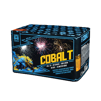 Cobalt ist eine 36 Schuss Batterie von Argento