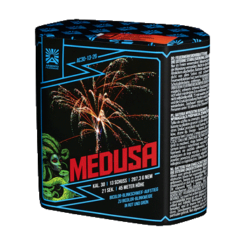 Medusa ist eine 13 Schuss Batterie von Argento