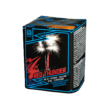 Red thunder ist eine 16 Schuss Batterie von Argento