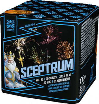 Sceptrum ist eine 25 Schuss Batterie von Argento