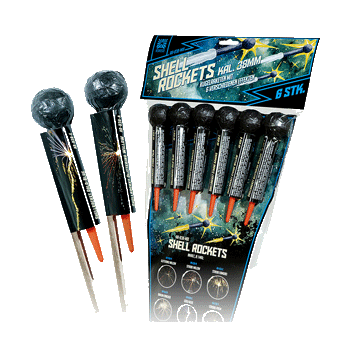 Shellrockets Cal. 38 mm ist ein Raketensortiment von Argento