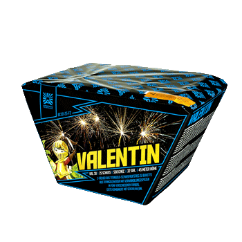 Valentin ist eine 25 Schuss Batterie von Argento