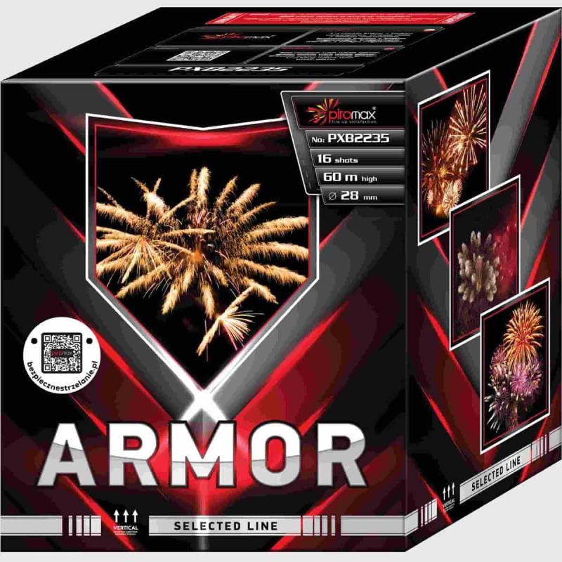 Armor ist eine 16 Schuss Batterie von Piromax