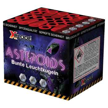 Asteroids ist eine 24 Schuss Batterie von Xplode