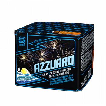 Azzurro ist eine 36 Schuss Batterie von Argento