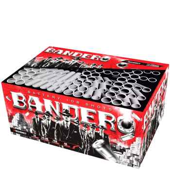 Bandero ist ein 108 Schuss Verbund von SRPyro