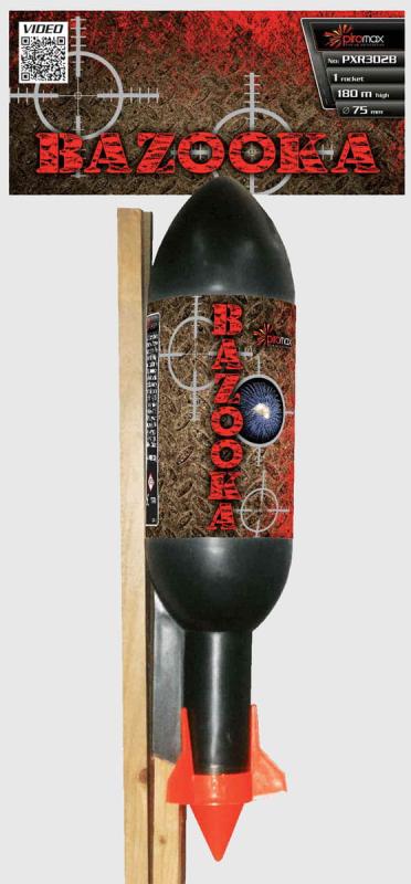 Bazooka ist eine Rakete von Piromax in der Kat. F3