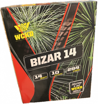 Bizar 14 sind zwei verbundene Single Shots von Magnum Feuerwerk