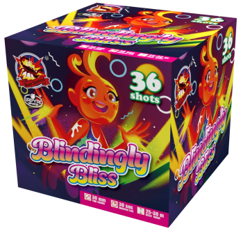 Blindingly Bliss ist eine 36 Schuss Batterie von SRPyro
