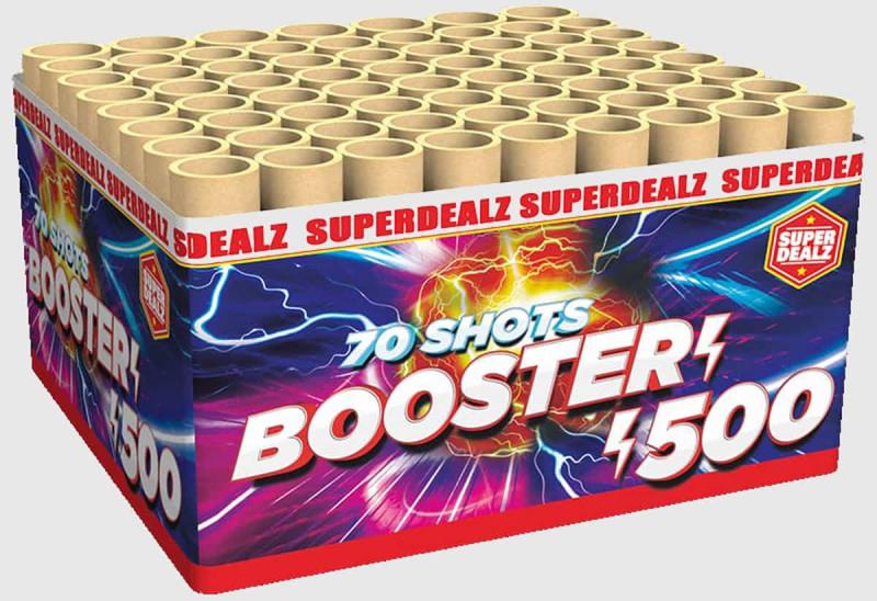 Booster 500 ist eine 70 Schuss Batterie von Wolff