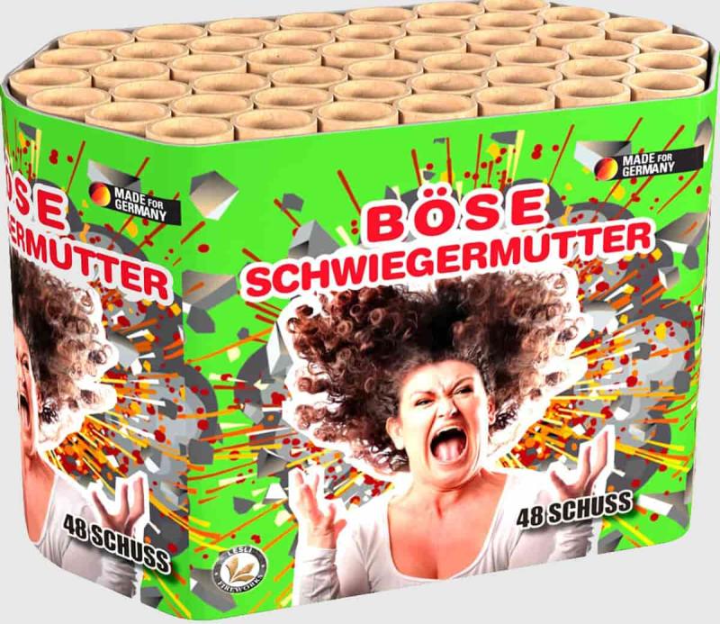 Böse Schwiegermutter 48 Schuss Batterie von Lesli feuerwerk