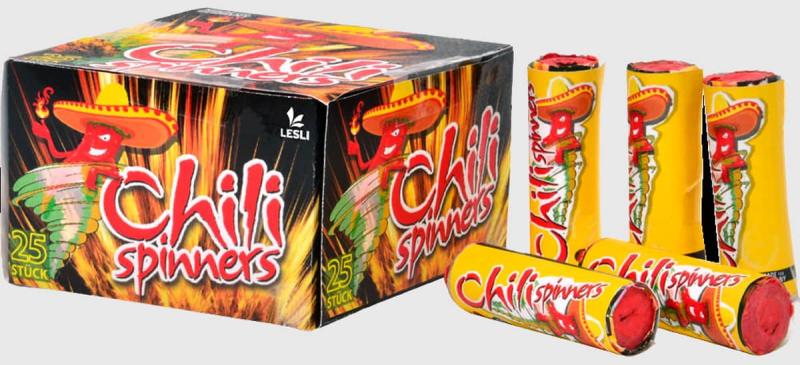Chili Spinners sind Bodenwirbel von Lesli feuerwerk