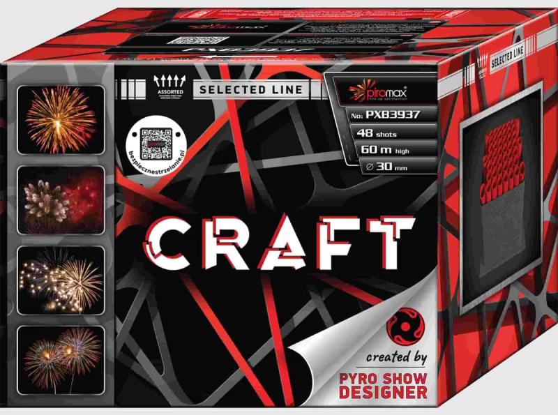 Craft ist eine 48 Schuss Batterie mit von Piromax