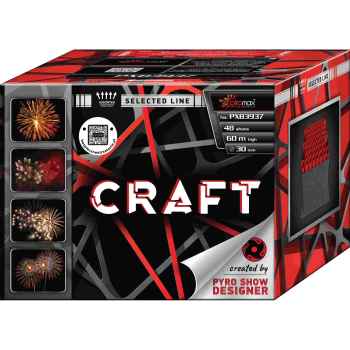 Craft ist eine 48 Schuss Batterie mit von Piromax
