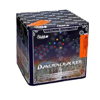 Dahliencracker ist eine 36 Schuss Batterie von Funke