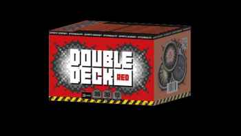 Double Deck Red ist eine 36 Schuss Fächerbatterie von Xplode feuerwerk