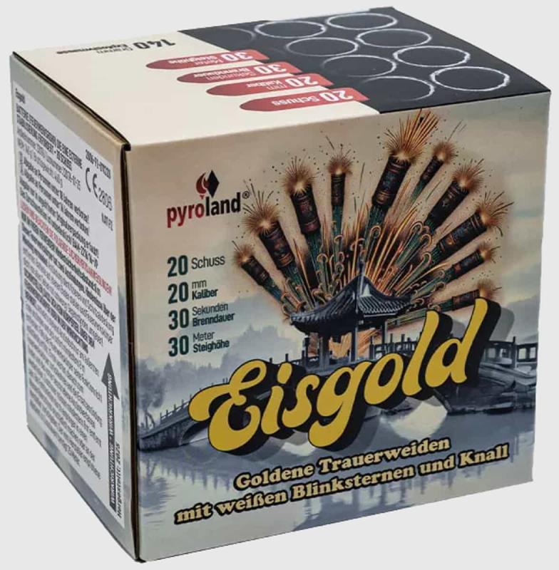 Eisgold ist eine 20 Schuss Batterie von Pyroland