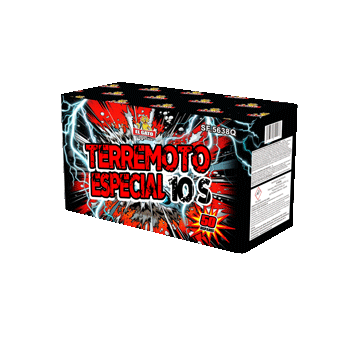 Terremoto Especial 10sec ist eine 50 Schuss Batterie von El Gato