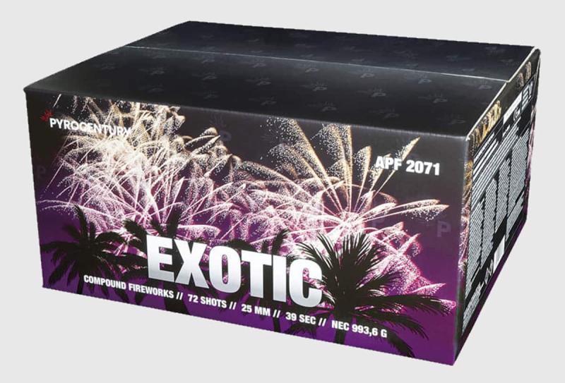 Exotic ist ein 72 Schuss Verbund von Pyrocentury