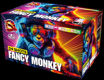 Fancy Monkey ist eine 34 Schuss Batterie von SRPYRO