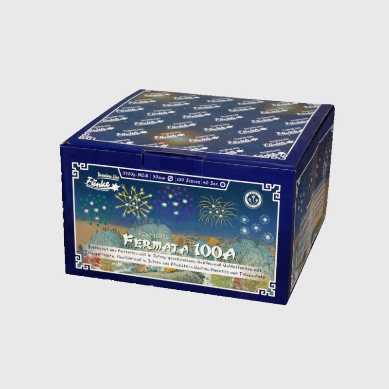Fermata 100A 100 Schuss Verbund von Funke feuerwerk