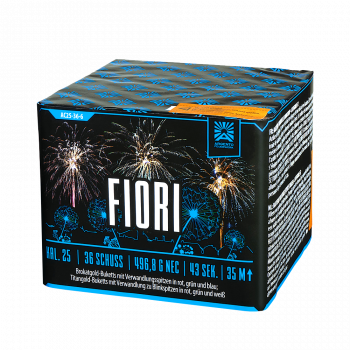 Fiori ist eine 36 Schuss Batterie von Argento