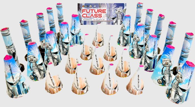 Future Class von Lesli ist ein extra großes Sortiment mit 30 Vulkanen und Fontänen