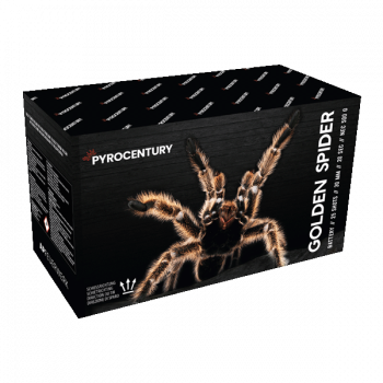 Golden Spider ist eine 25 Schuss Batterie von Pyrocentury