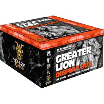 Greater Lion = Prezident Piro, 144 Schuss Verbund von Lesli feuerwerk