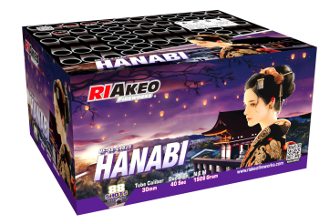 Hanabi ist ein 88 Schuss Verbund von Riakeo