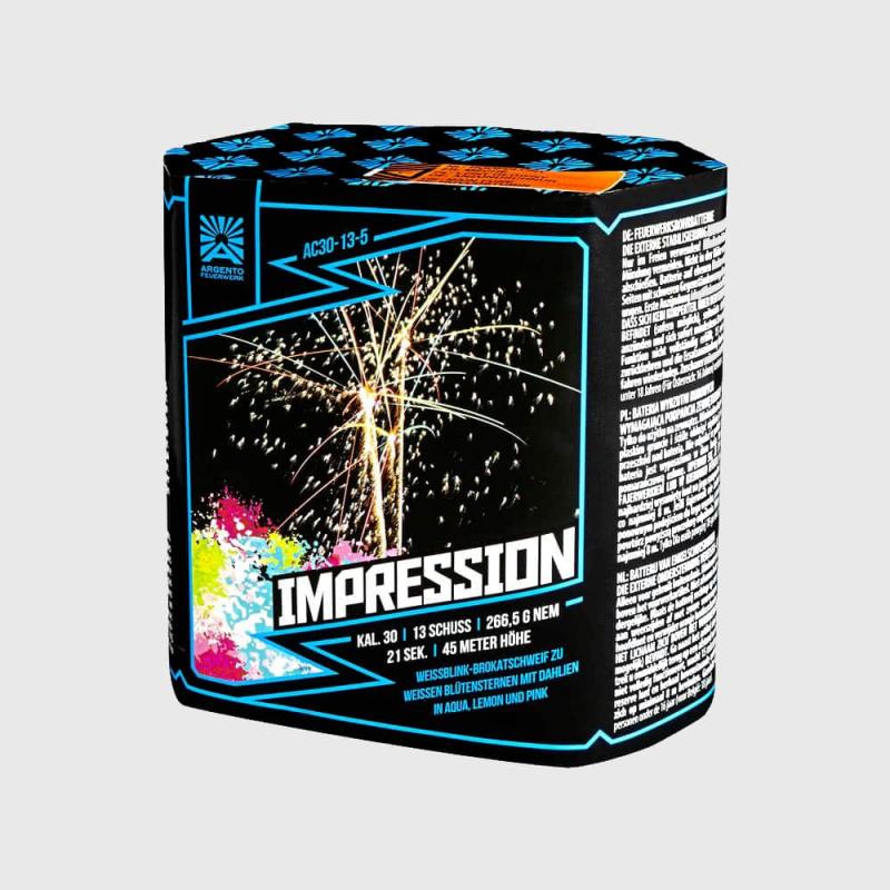Impression ist eine 13 Schuss Batterie von Argento