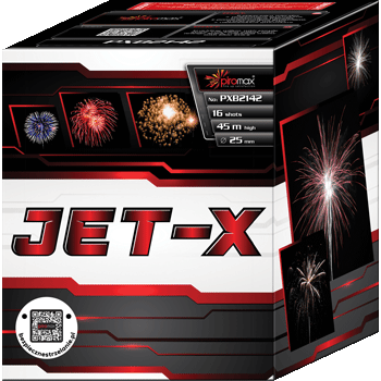 JET-X ist eine 16 Schuss Batterie von Piromax