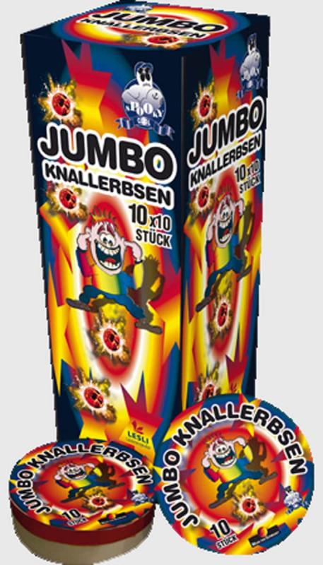 Jumbo Knallerbsen sind extra große Knallerbsen von Lesli feuerwerk