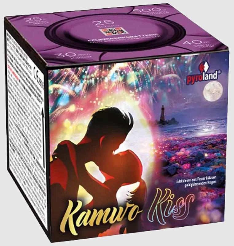 Kamuro Kiss ist eine 25 Schuss Batterie von Pyroland