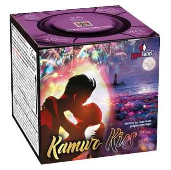 Kamuro Kiss ist eine 25 Schuss Batterie von Pyroland