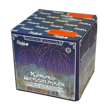 Kamuro Weißblinker 36 Schuss Batterie von Funke feuerwerk