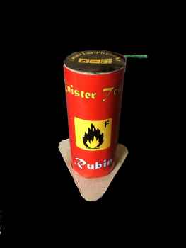 Knister-Teufel Rubin sind Feuertöpfe von Lonestar feuerwerk