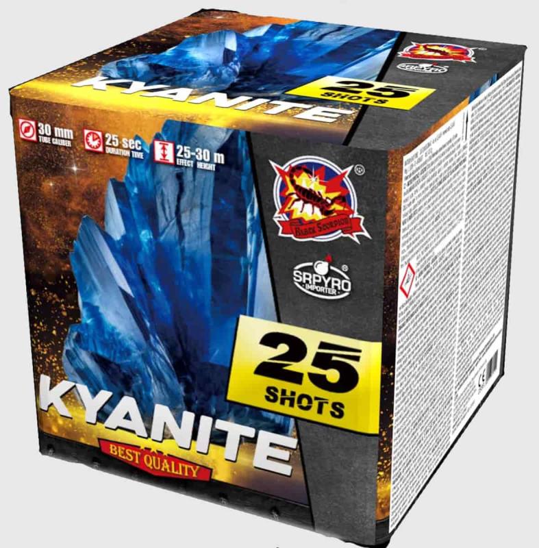 Kyanite ist eine 25 Schuss Batterie von SRPYRO