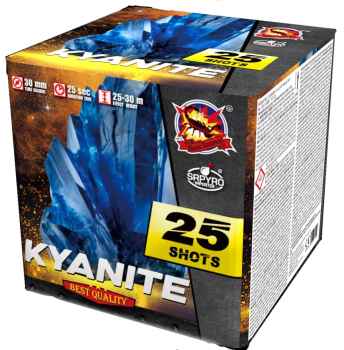 Kyanite ist eine 25 Schuss Batterie von SRPYRO