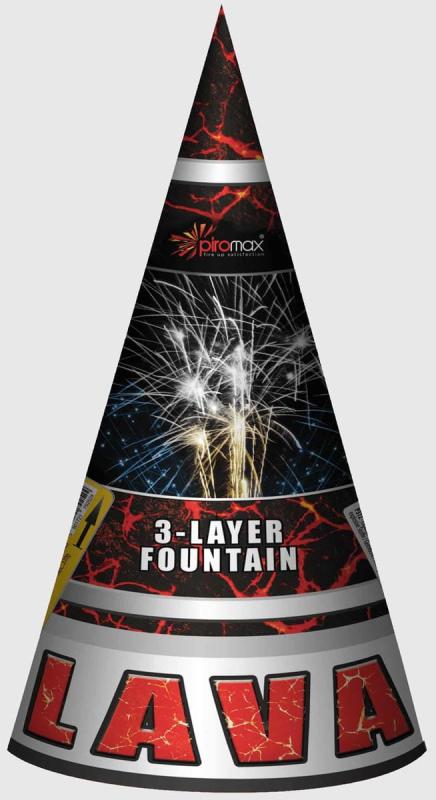 Lava ist ein Vulkan von der Firma Piromax feuerwerk