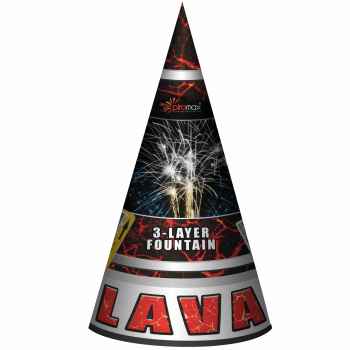 Lava ist ein Vulkan von der Firma Piromax feuerwerk