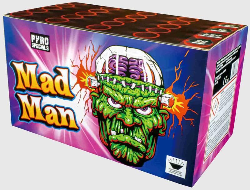 Mad Man ist eine 25 Schuss Batterie von Pyro Specials