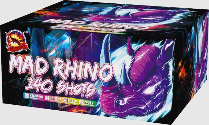 Mad Rhino ist ein 140 Schuss Verbund von SR Pyro