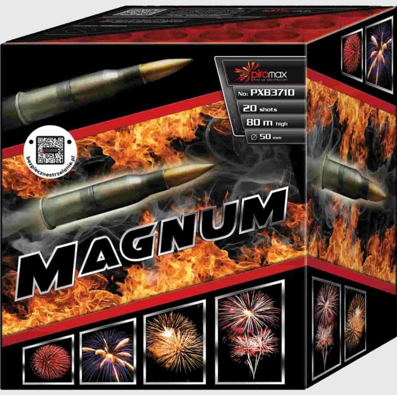Magnum 20 Schuss Batterie mit einem Kaliber von 50mm von Piromax feuerwerk