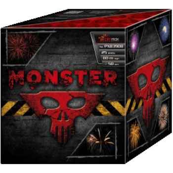 Monster 25 Schuss Batterie mit einem Kaliber von 50mm von Piromax feuerwerk