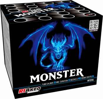 Monster ist eine 24 Schuss Batterie von Riakeo
