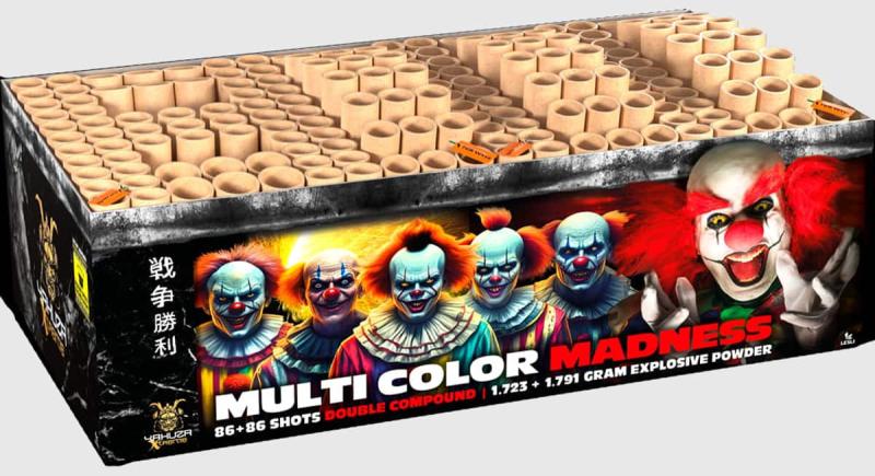 Multi Color Madness ist ein 172 Schuss Verbund von Lesli