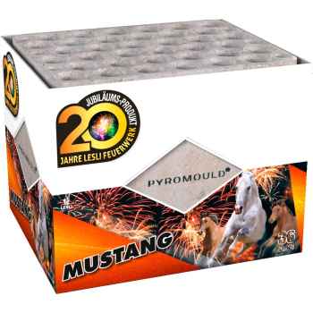Mustang ist eine 36 Schuss Batterie von Lesli