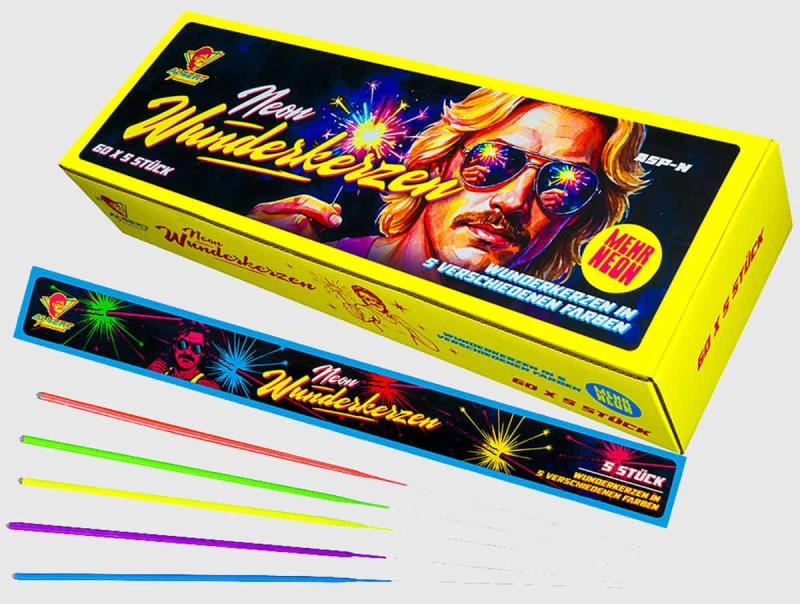 Neon-Wunderkerzen von Albert