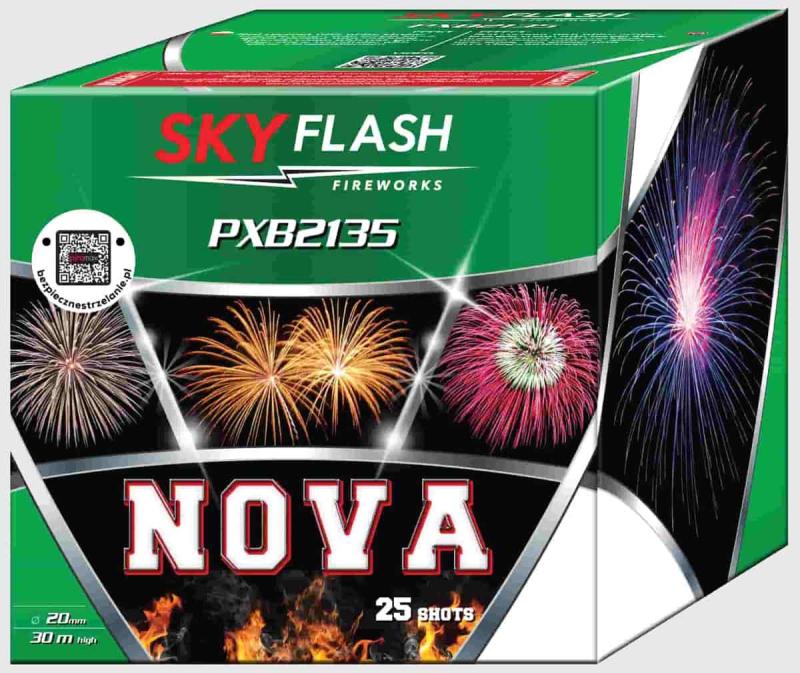 Nova ist eine 25 Schuss Batterie von Piromax